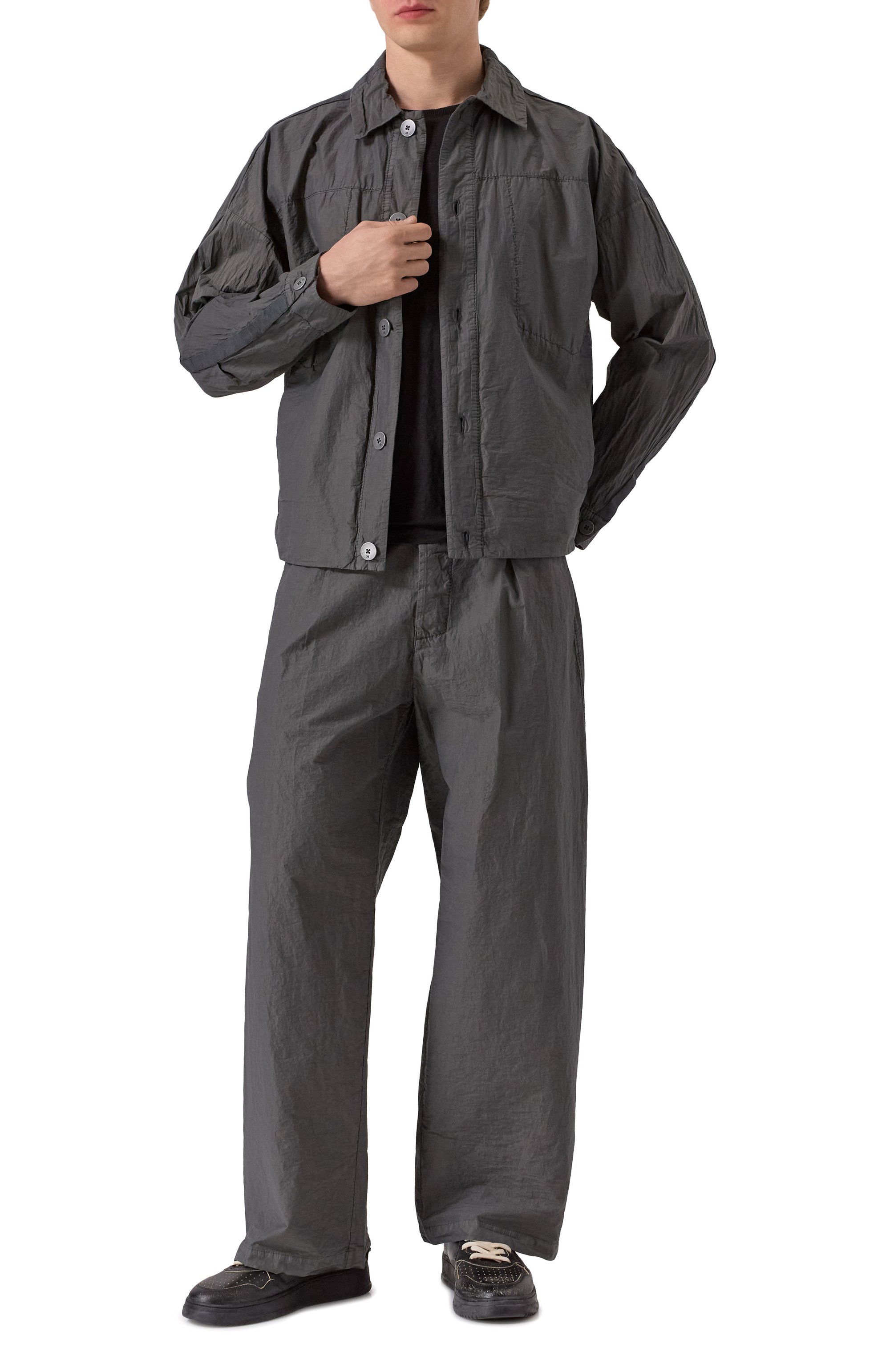 Хлопковая куртка-рубашка TRANSIT, арт. CFUTRZM221, фото 2