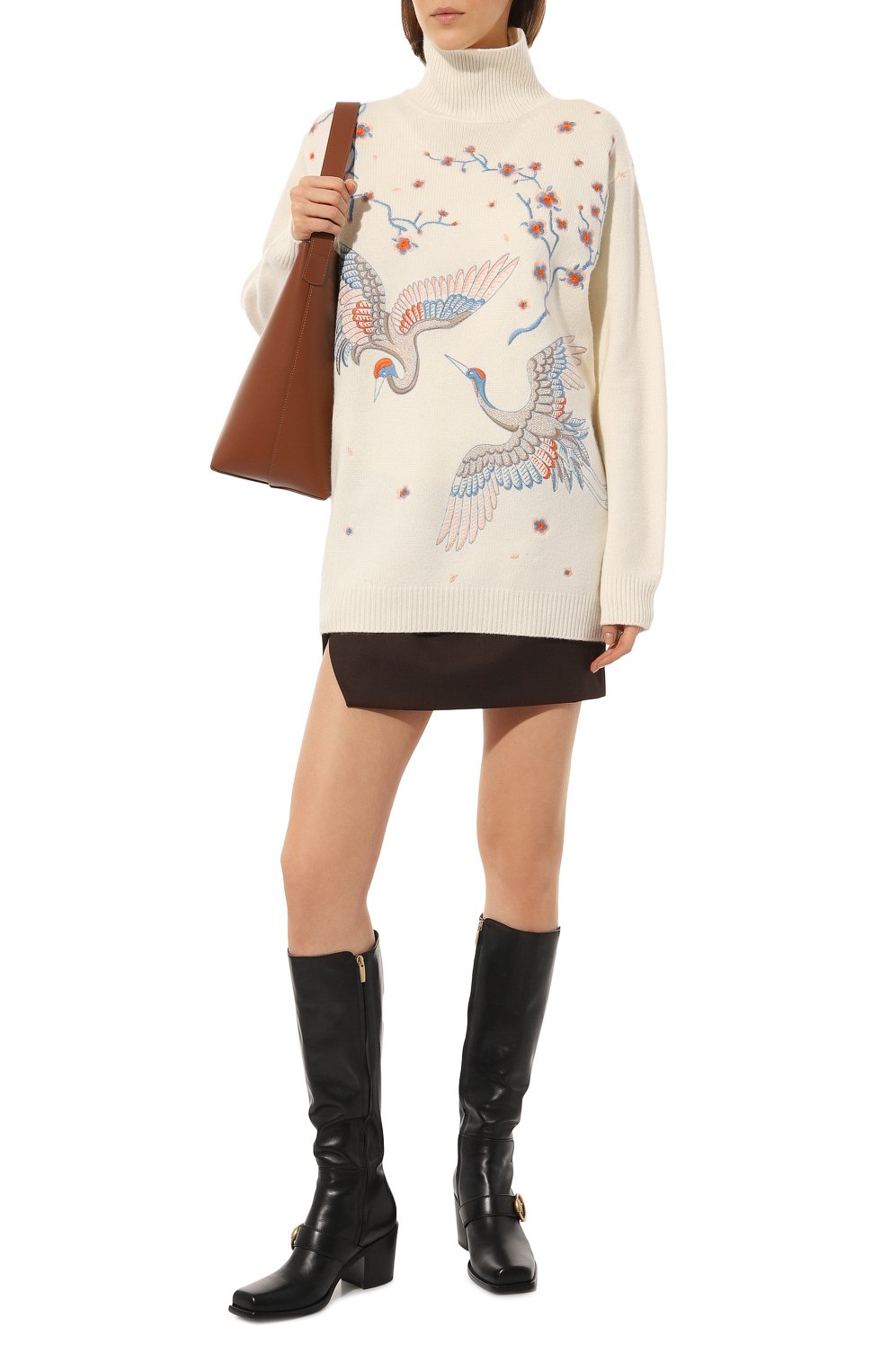 Кашемировый пуловер OLOLOL, арт. OLKN006/101.EMB.CR/W23, фото 2