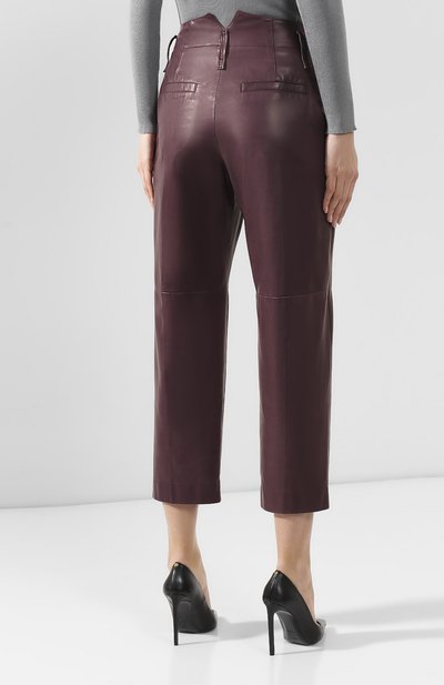 Кожаные брюки BRUNELLO CUCINELLI, арт. M0TANP7133, фото 4