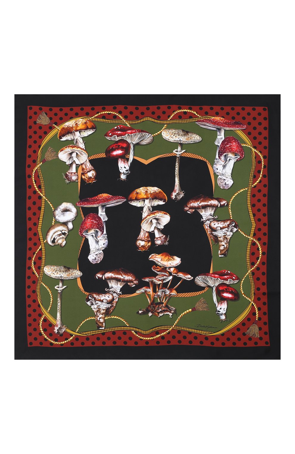 Шелковый платок DOLCE & GABBANA, арт. FN090R/GDW03, фото 3