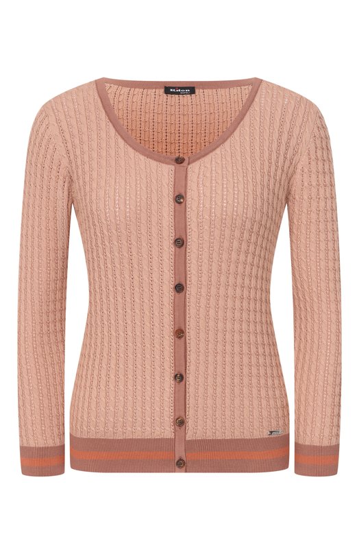 Хлопковый кардиган Kiton D61782 Бежевый D61782