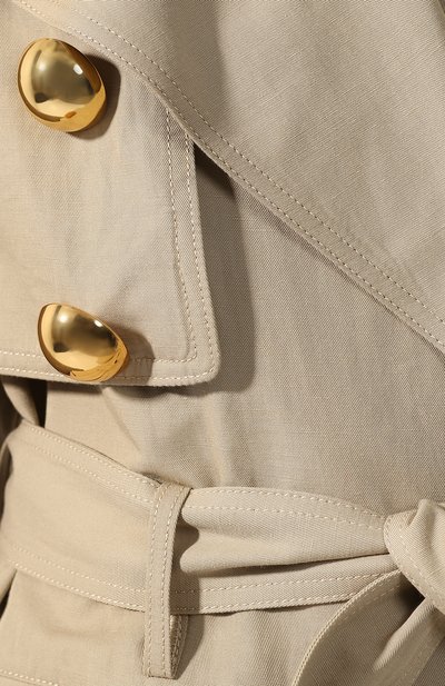 Куртка из смеси хлопка и льна BALMAIN, арт. RF18252/C103, фото 5