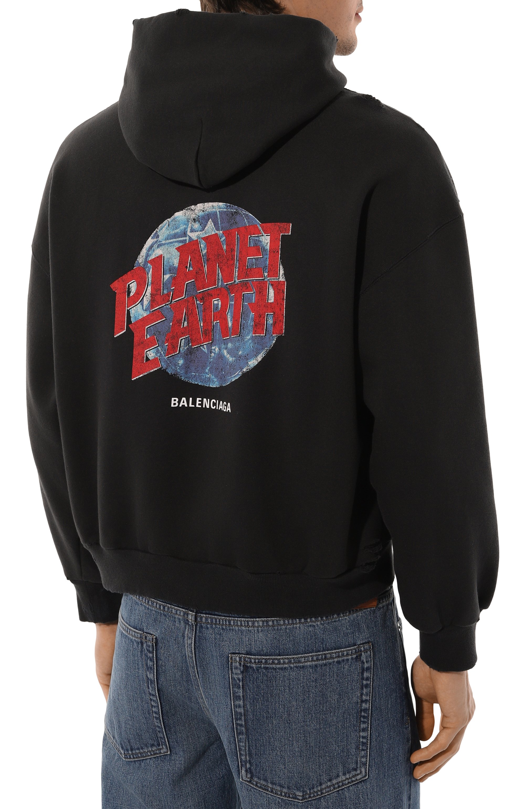 Хлопковая толстовка BALENCIAGA, арт. 803264/TRVD1, фото 4