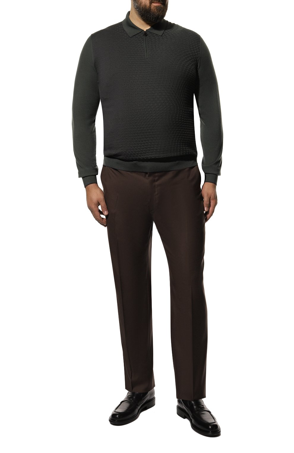 Поло из шерсти и шелка STEFANO RICCI, арт. K606303P30/F22458, фото 2