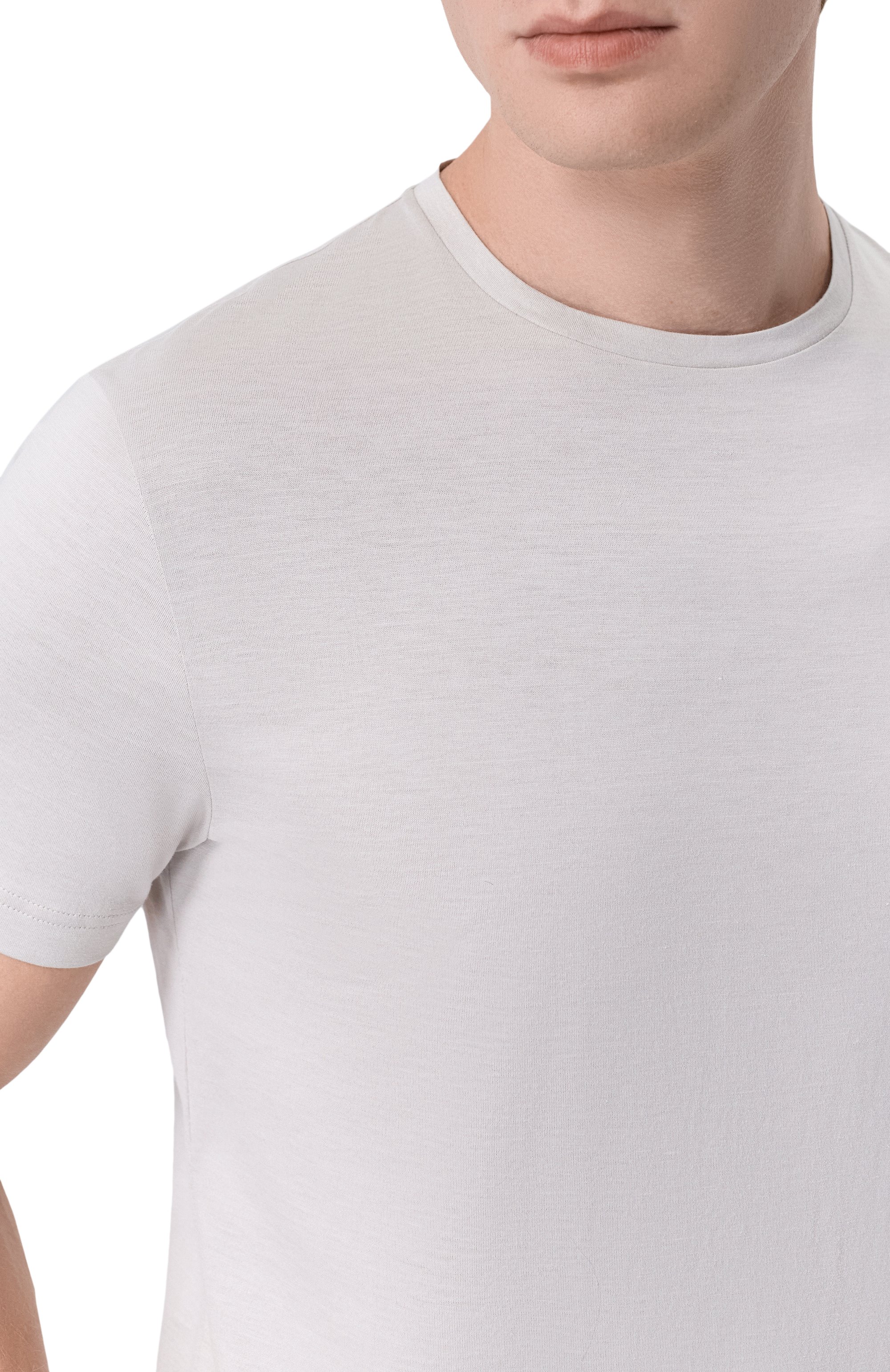 Футболка из шелка и хлопка LORO PIANA, арт. FAF6128, фото 5