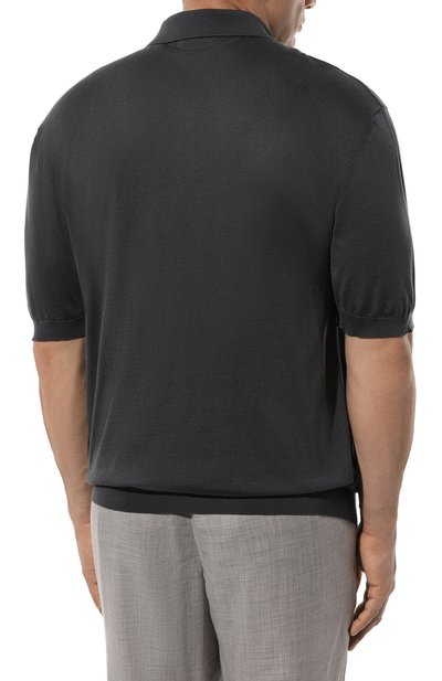 Шелковое поло ZILLI, арт. KBP002M0640VTS000_1, фото 4