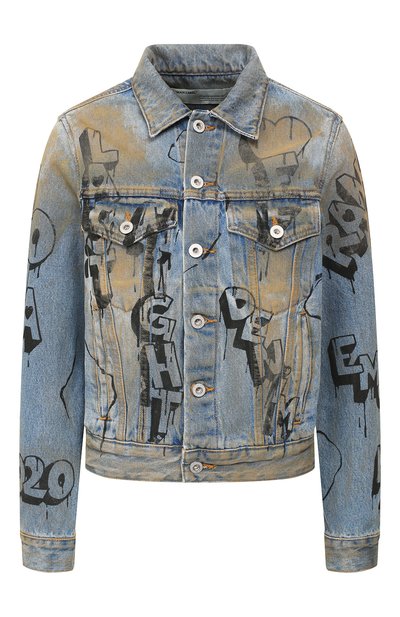 Женская джинсовая куртка OFF-WHITE, арт. 0WYE012F197730627110