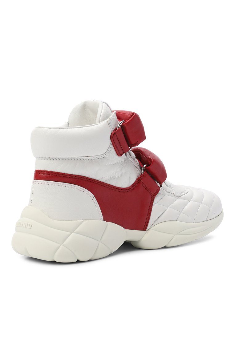 Кожаные кроссовки MIU MIU, арт. 5T439D-327-F082K, фото 3