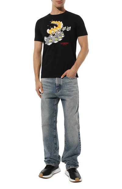 Хлопковая футболка ICEBERG, арт. 19I I1P0/F01D/6301/0UTLET AW22-23, фото 2