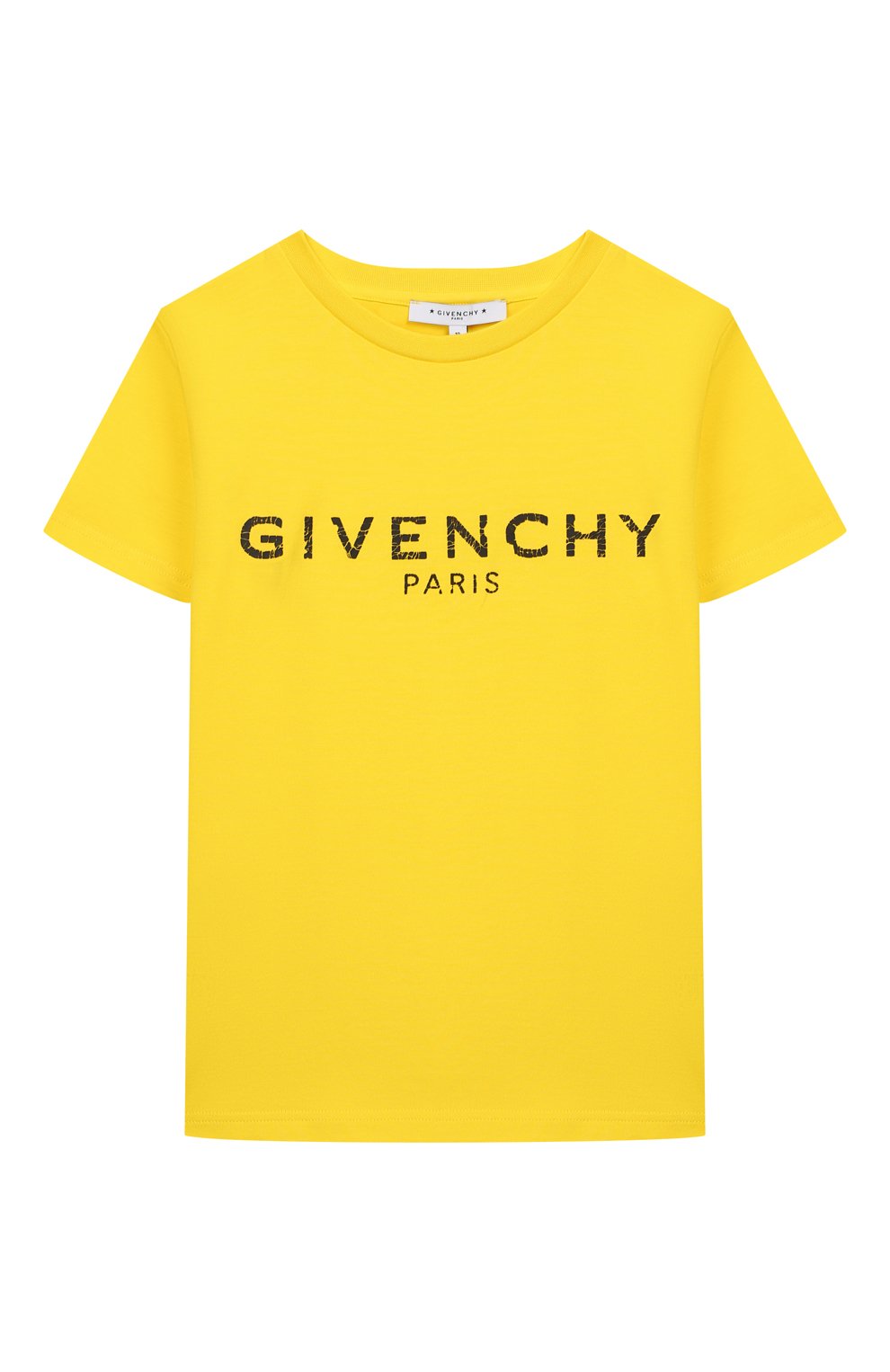 Хлопковая футболка GIVENCHY желтого цвета по цене 12150 руб., арт. H25H47, фото 1 Хлопковая футболка GIVENCHY, арт. H25H47, фото 1
