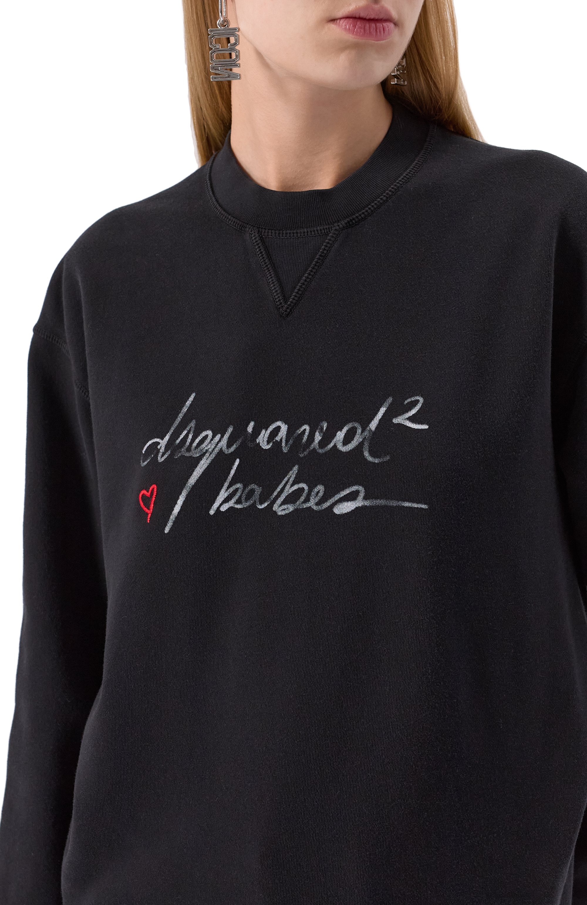 Хлопковый свитшот DSQUARED2, арт. S72GU0488/S25462, фото 5