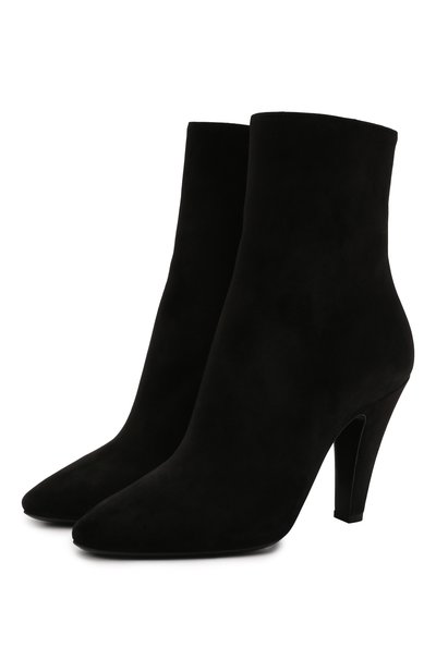 Женские замшевые ботильоны SAINT LAURENT, арт. 658151/27D00