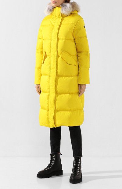 Пуховик с меховой отделкой капюшона LEMPELIUS, арт. 3000/242RC, фото 3