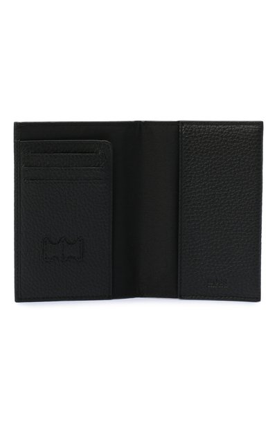 Кожаная обложка для паспорта BOSS черного цвета по цене 10800 руб., арт. 50441029, фото 3 Кожаная обложка для паспорта BOSS, арт. 50441029, фото 3