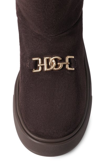 Замшевые сапоги DOLCE & GABBANA, арт. D11449/A3M56_001, фото 4