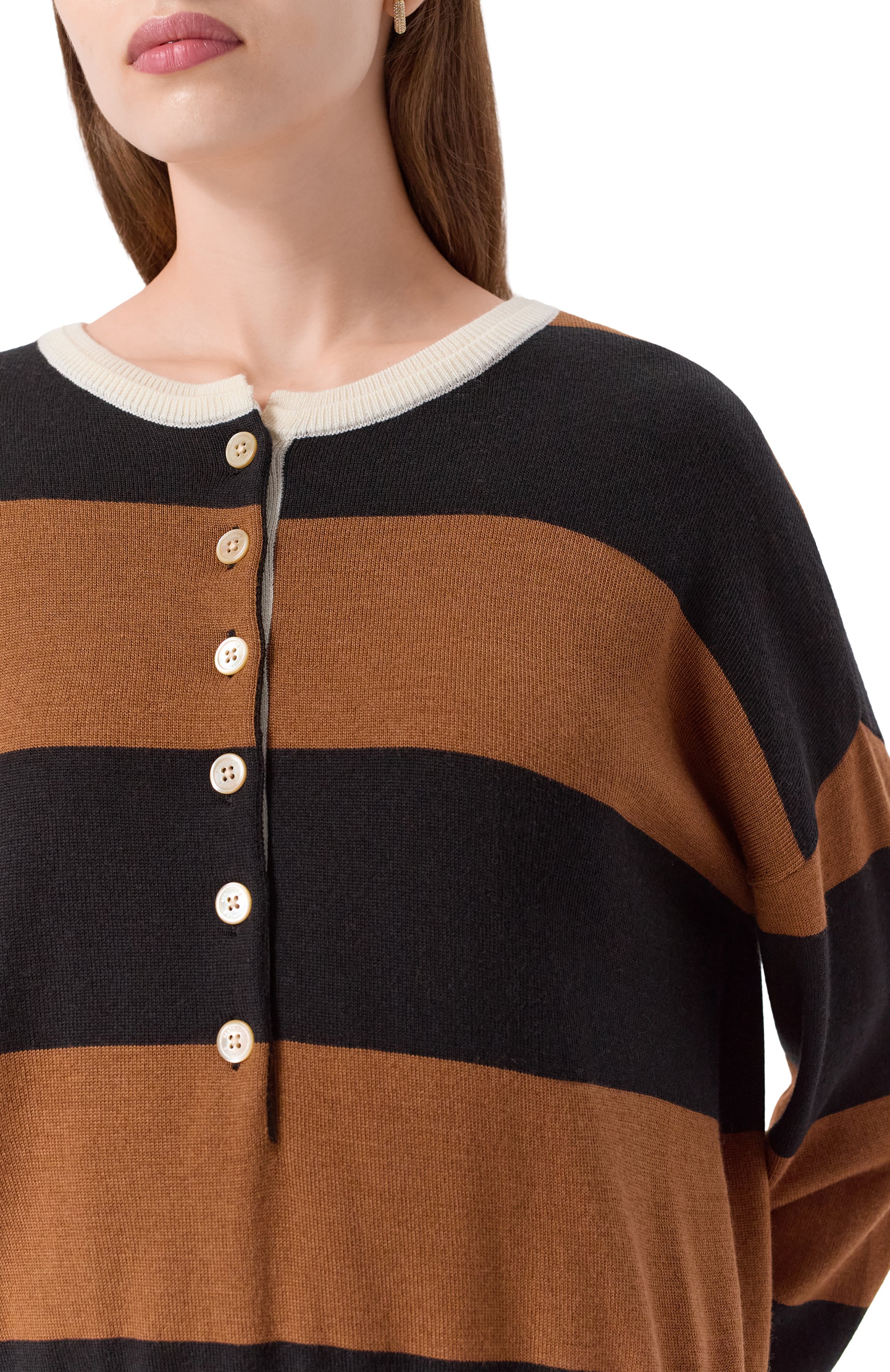 Пуловер из шерсти и шелка BEATRICE .B, арт. 25FA8684S0FTBI, фото 5