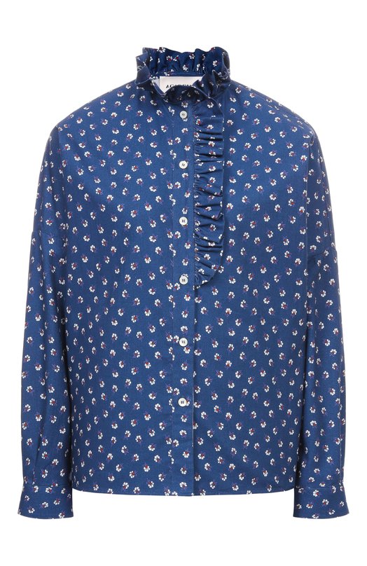 Хлопковая рубашка Academia GAIA/75DM4 Синий GAIA/75DM4