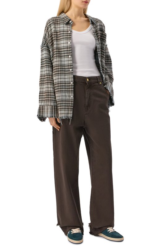 Замшевые кеды Ball Star Golden Goose Deluxe Brand GWF00117.F006680 Зелёный  GWF00117.F006680 Фото 3