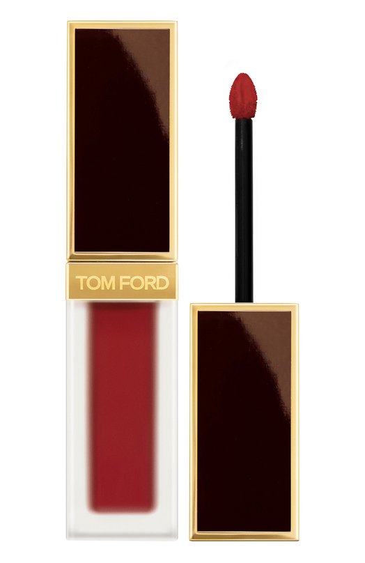 фото Жидкая помада для губ liquid lip luxe matte, scarlet stiletto (6ml) tom ford