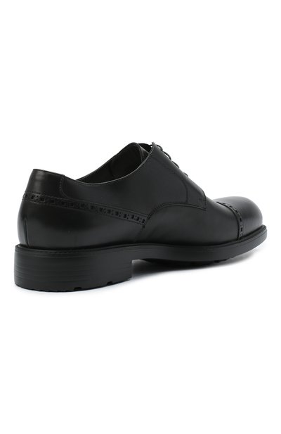 Кожаные дерби MORESCHI черного цвета по цене 52900 руб., арт. 43560/SD/B0RG0GNA/F.NAPPA, фото 4 Кожаные дерби MORESCHI, арт. 43560/SD/B0RG0GNA/F.NAPPA, фото 4