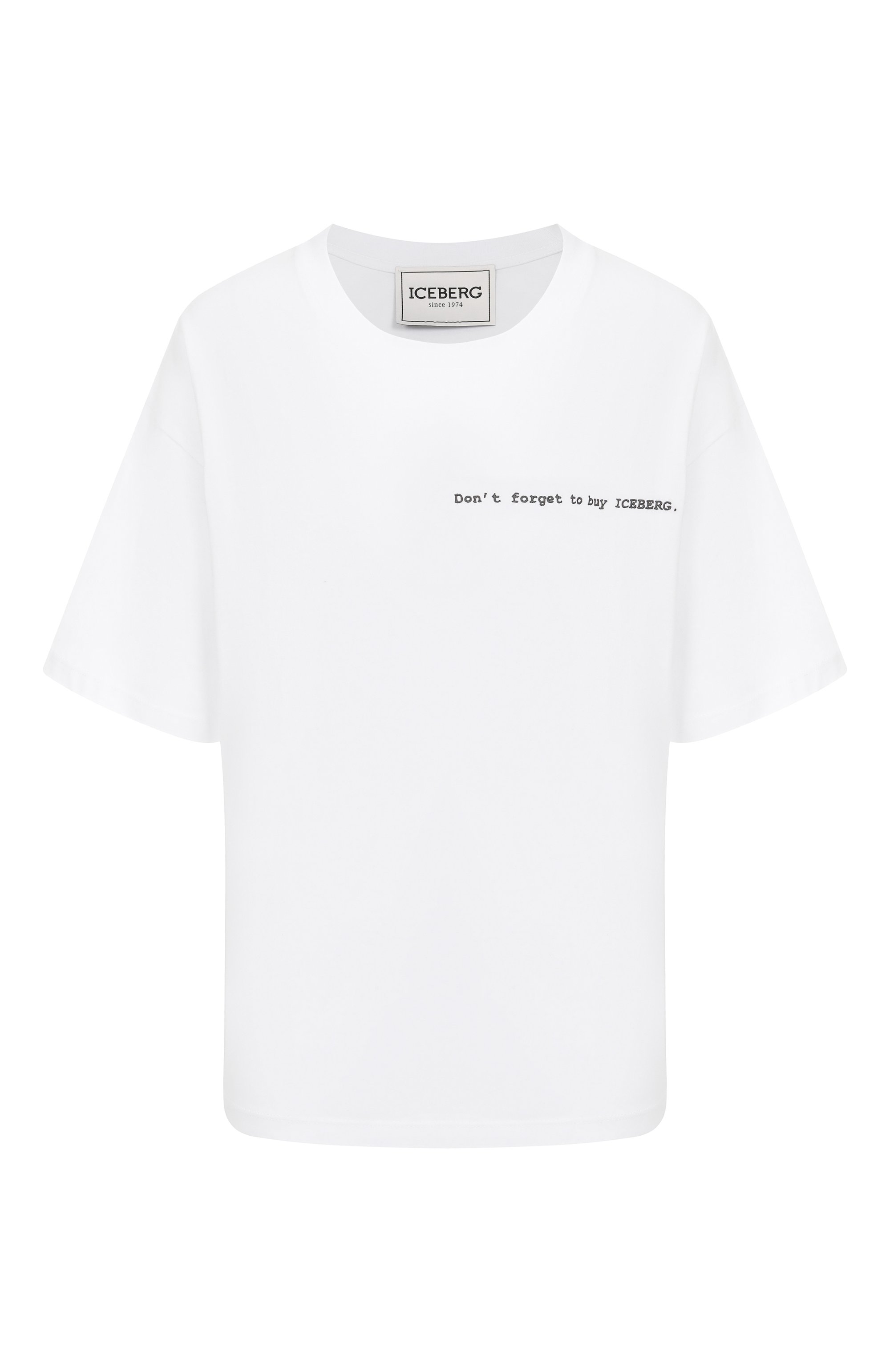 Хлопковая футболка ICEBERG, арт. F51A/6327, фото 1