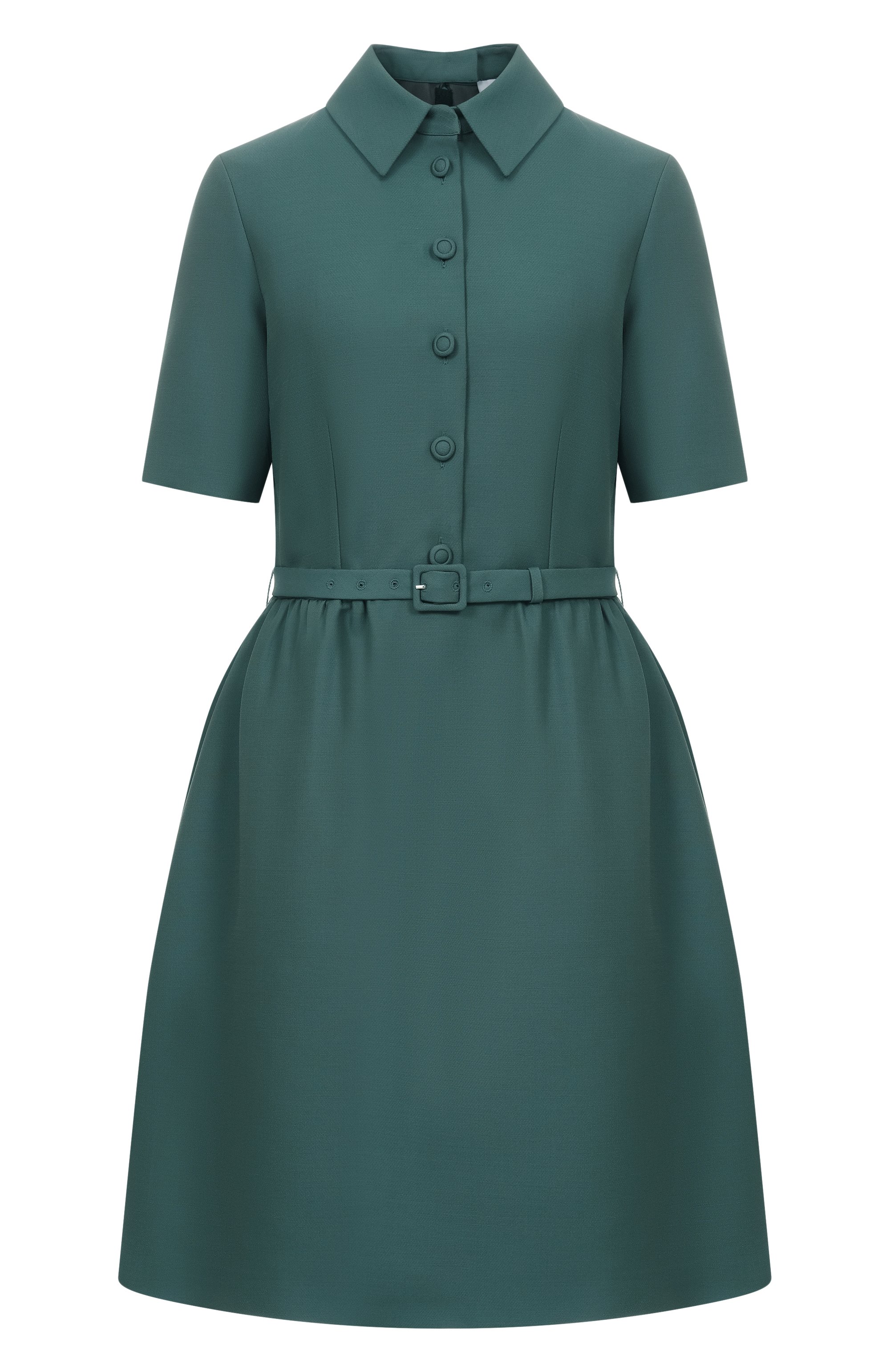 Шерстяное платье DICE KAYEK, арт. FW25R218 BNT GREEN, фото 1