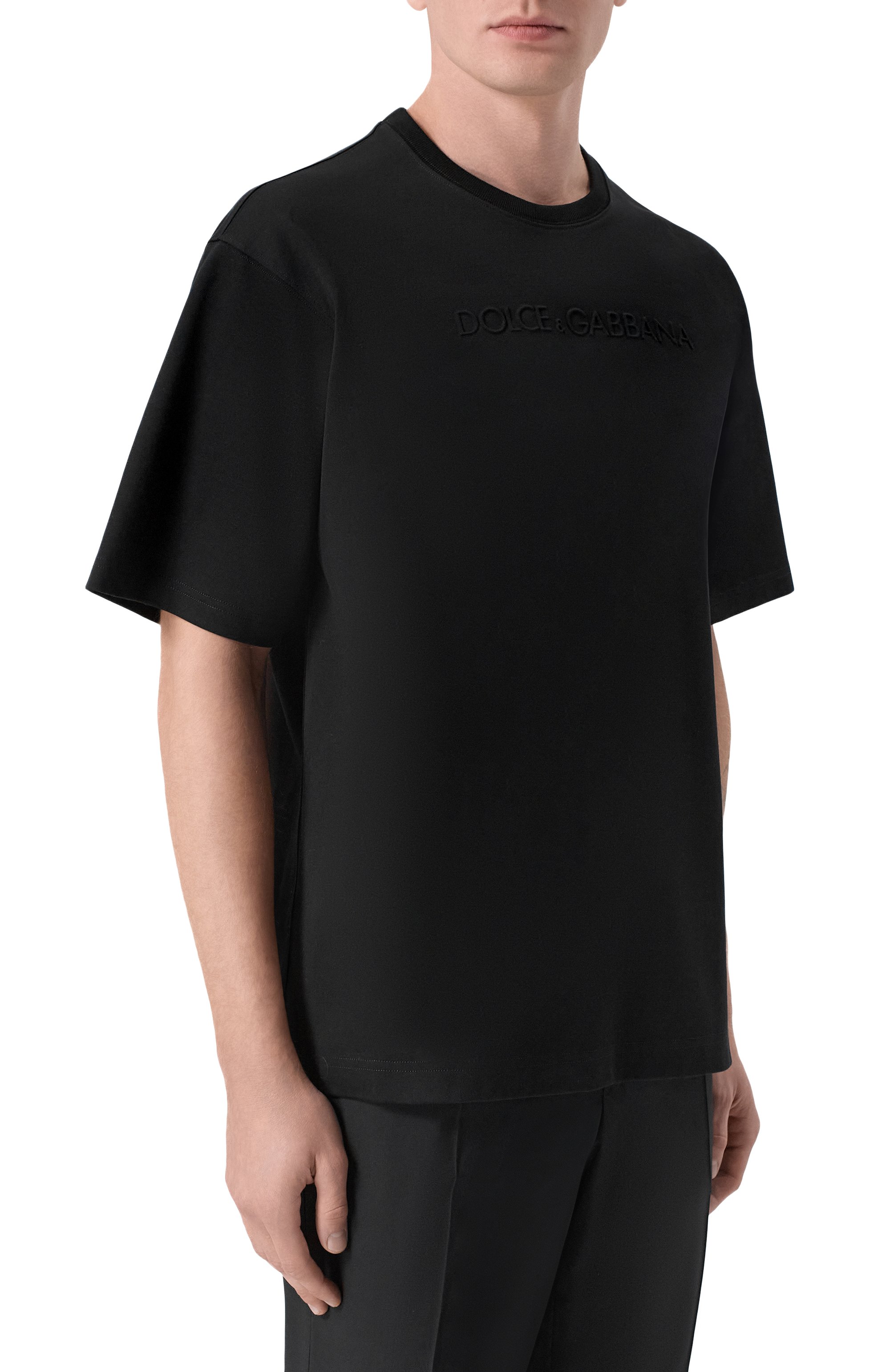 Хлопковая футболка DOLCE & GABBANA, арт. G8PN9Z/HU7H8, фото 3