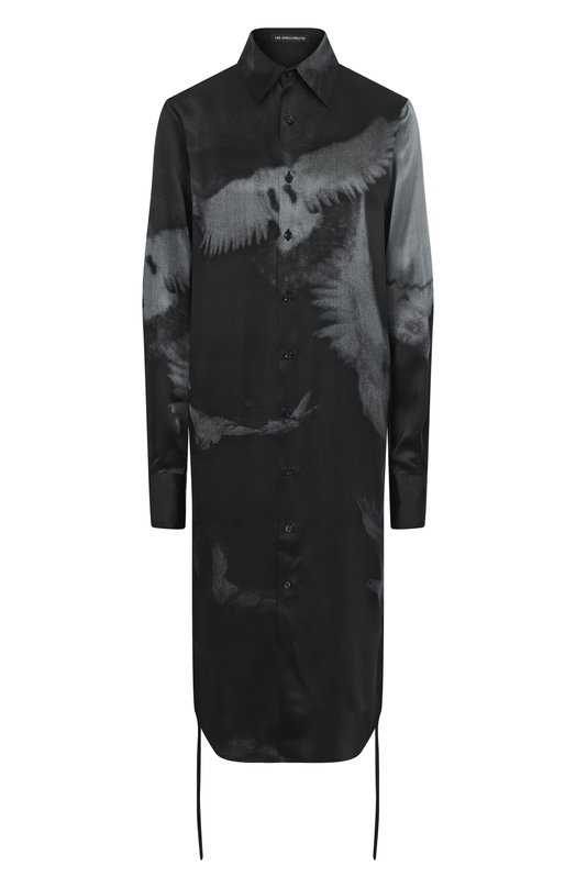 Шелковая блузка Ann Demeulemeester B0013140/FA658 Чёрный B0013140/FA658