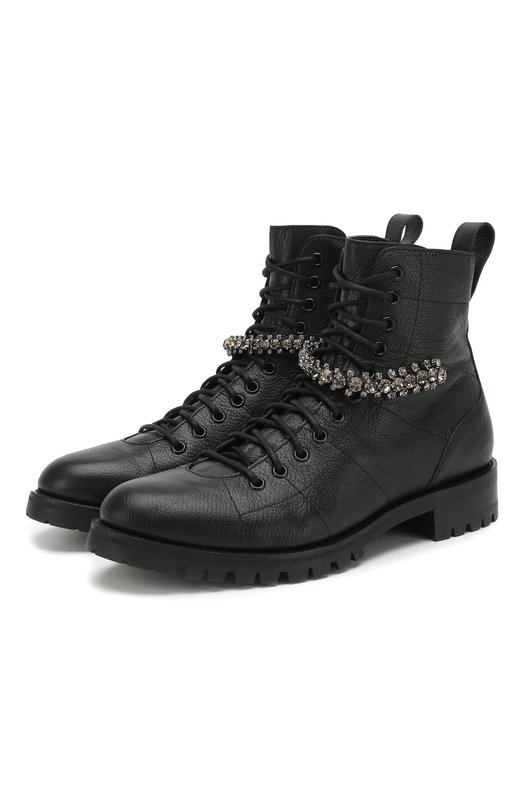 Кожаные ботинки Cruz Flat Jimmy Choo