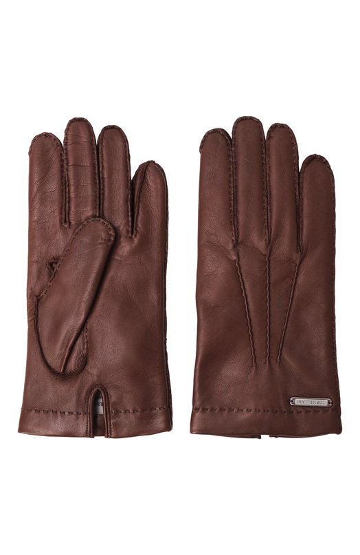 Кожаные перчатки Corneliani 26Q305-2620582 Коричневый  26Q305-2620582 Фото 3