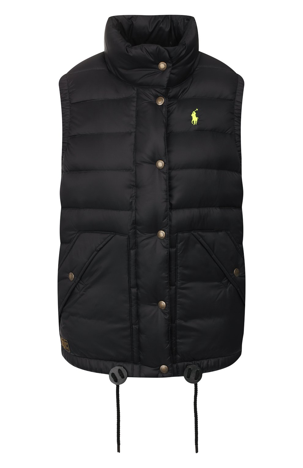 Пуховый жилет POLO RALPH LAUREN черного цвета по цене 27750 руб., арт. 211750268, фото 1 Пуховый жилет POLO RALPH LAUREN, арт. 211750268, фото 1