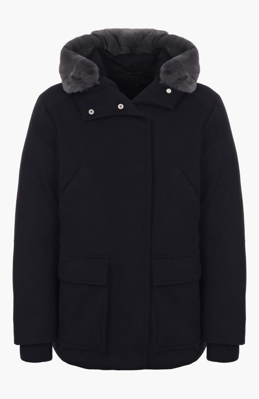 Пуховик из кашемира и шерсти KNT UGK148K0260H02 Синий UGK148K0260H02