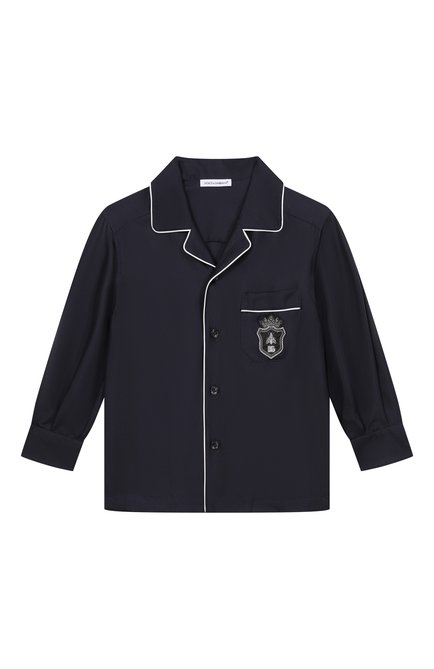 Шелковая рубашка DOLCE & GABBANA, арт. L43S80/FU1FZ_001