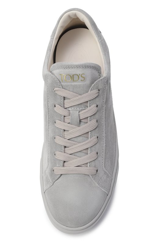 Замшевые кеды Tod’s XXW04L0HZ40/M8W Серый  XXW04L0HZ40/M8W Фото 6