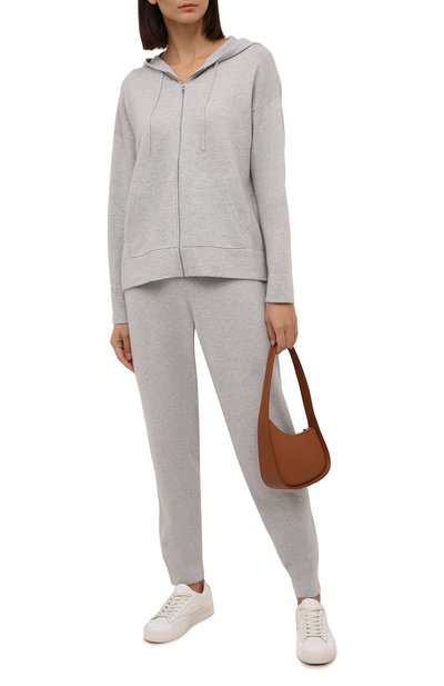 Кардиган из шерсти и кашемира VINCE светло-серого цвета по цене 54900 руб., арт. V784578862, фото 2 Кардиган из шерсти и кашемира VINCE, арт. V784578862, фото 2