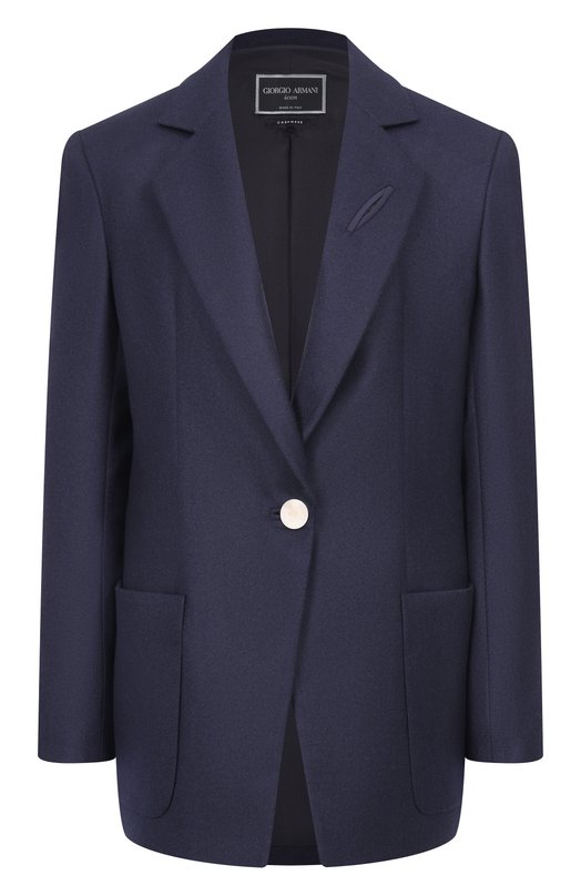Кашемировый жакет Giorgio Armani GW002317/TE15278 Синий GW002317/TE15278