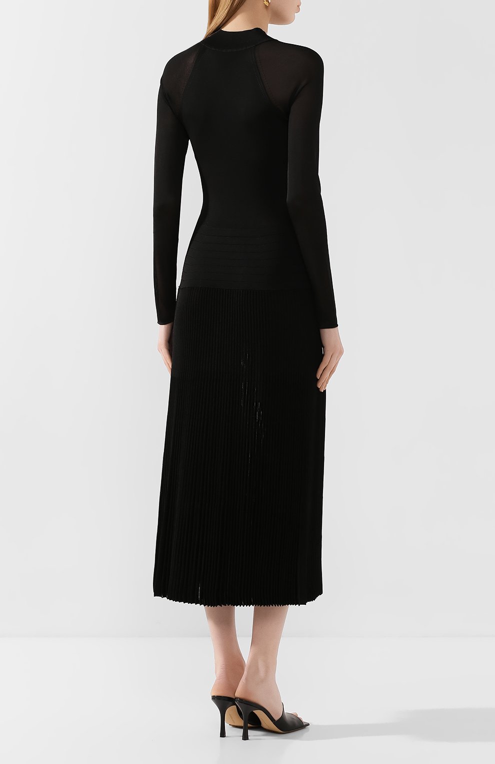 Платье из вискозы VICTORIA BECKHAM, арт. 1120KDR000561A, фото 4