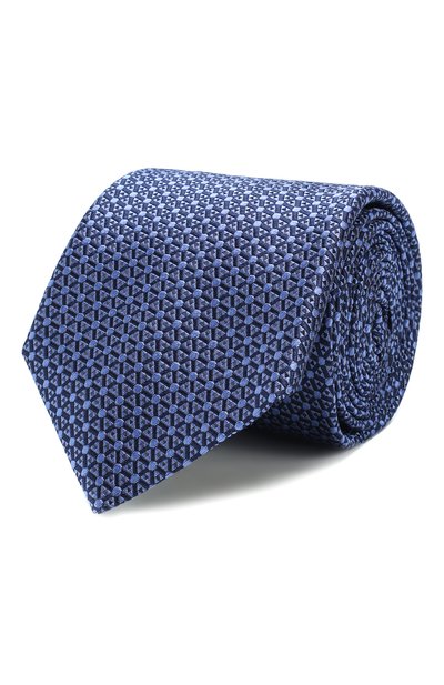 Мужской шелковый галстук CANALI, арт. 18/HJ02295
