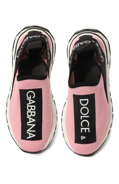Мужского текстильные кроссовки sorrento 2.0 DOLCE & GABBANA розового цвета, арт. DA5170/AA836/29-36 | Фото 4 (Нос: Не проставлено; Материал внутренний: Натуральная кожа, Текстиль; Материал внешний: Текстиль; Региональные ограничения белый список (Axapta Mercury): Не проставлено)