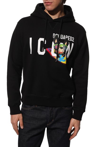 Хлопковое худи icon DSQUARED2, арт. S79GU0095/S25516, фото 3