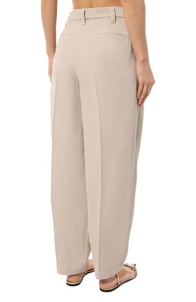 Брюки из вискозы и льна BRUNELLO CUCINELLI, арт. MH579B1297, фото 4