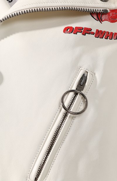 Кожаная куртка OFF-WHITE, арт. 0WJA019E19E900820288, фото 5