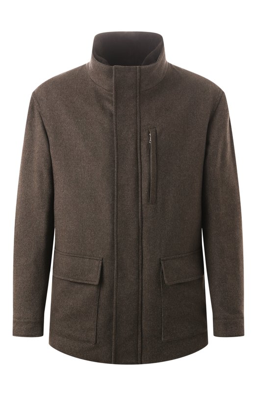 Шерстяная куртка Sartoria Latorre VALERI0/UG0706 Коричневый VALERI0/UG0706