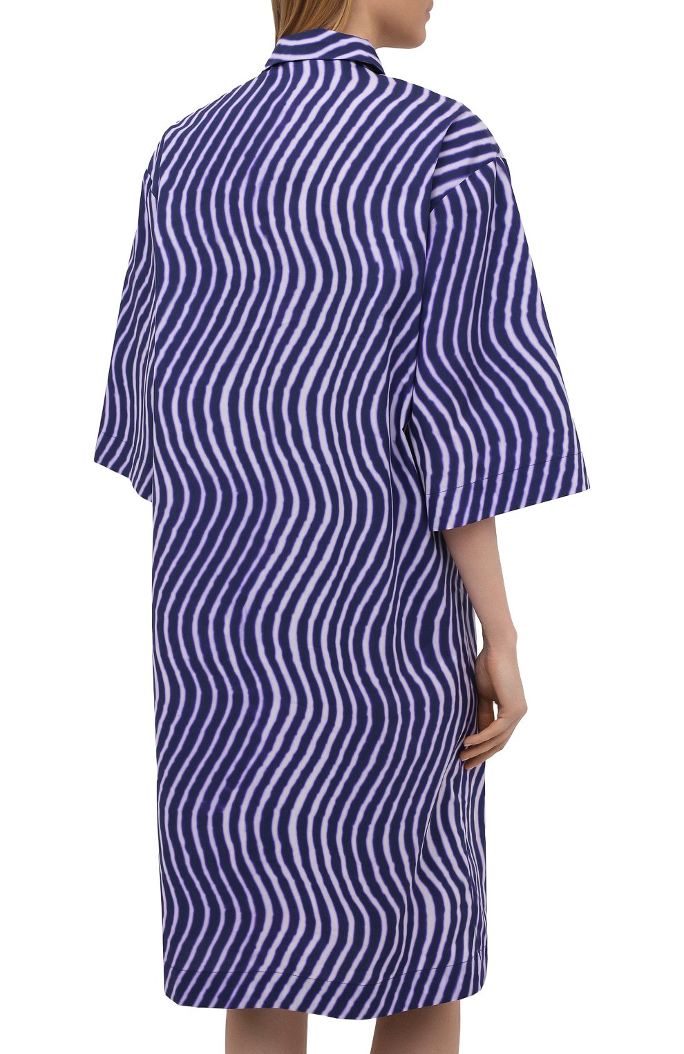Хлопковое платье DRIES VAN NOTEN фиолетового цвета по цене 59350 руб., арт. 211-11084-2009, фото 4 Хлопковое платье DRIES VAN NOTEN, арт. 211-11084-2009, фото 4