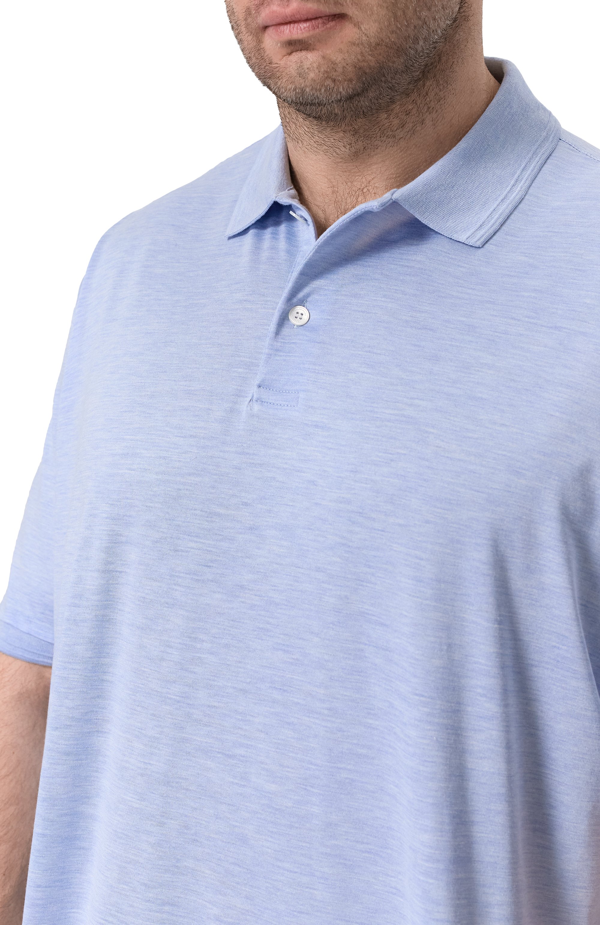 Поло из шелка и хлопка PAUL&SHARK, арт. 25411208, фото 5