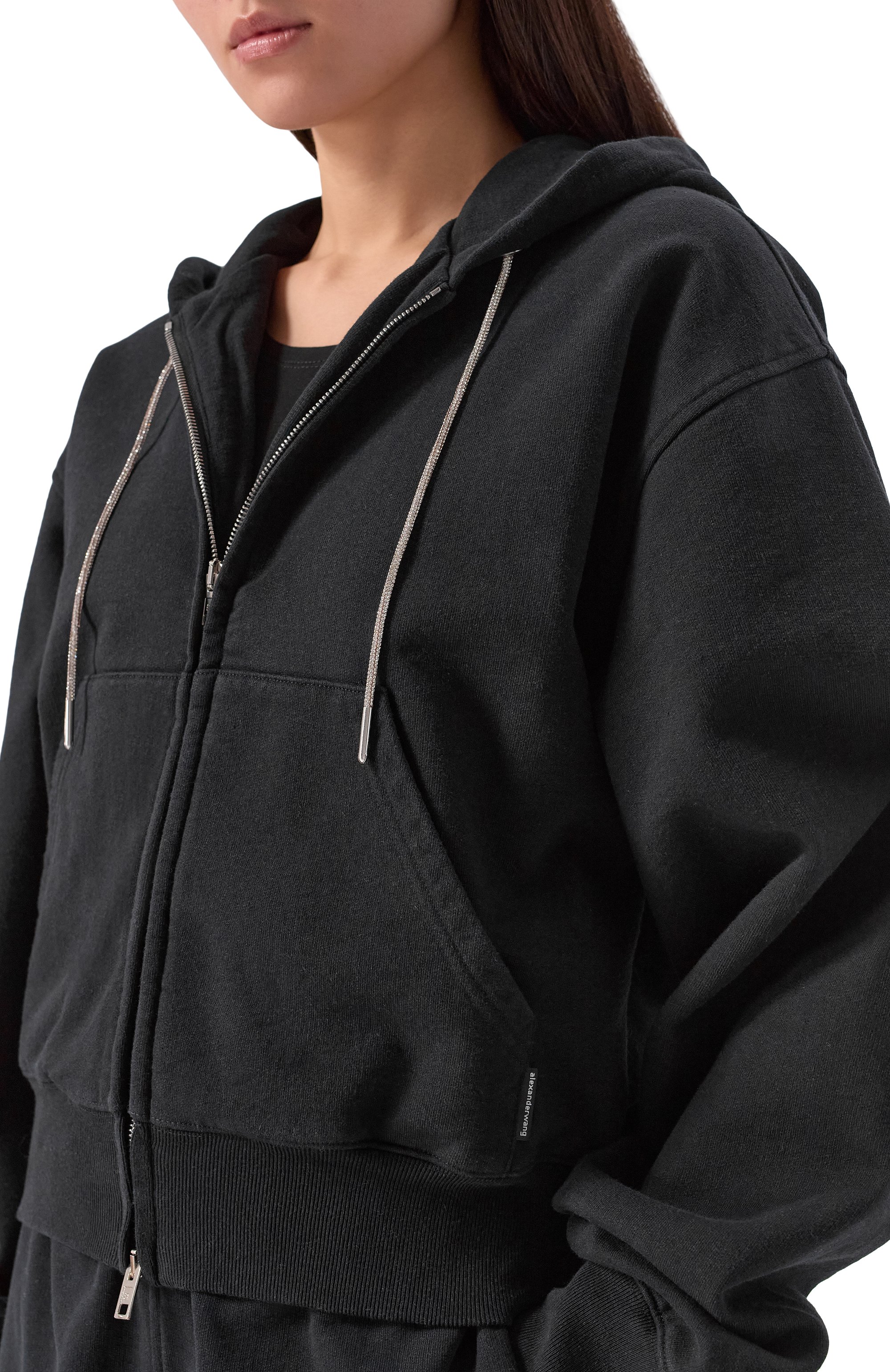 Хлопковая толстовка ALEXANDERWANG.T, арт. 4CC1252112, фото 5