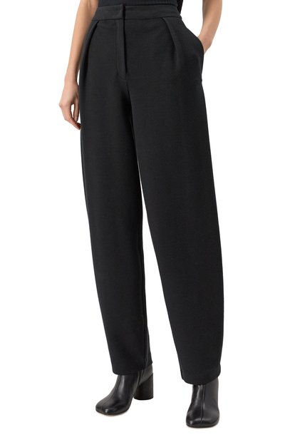 Брюки EMPORIO ARMANI черного цвета по цене 43950 руб., арт. EW000681/AF12421, фото 3 Брюки EMPORIO ARMANI, арт. EW000681/AF12421, фото 3