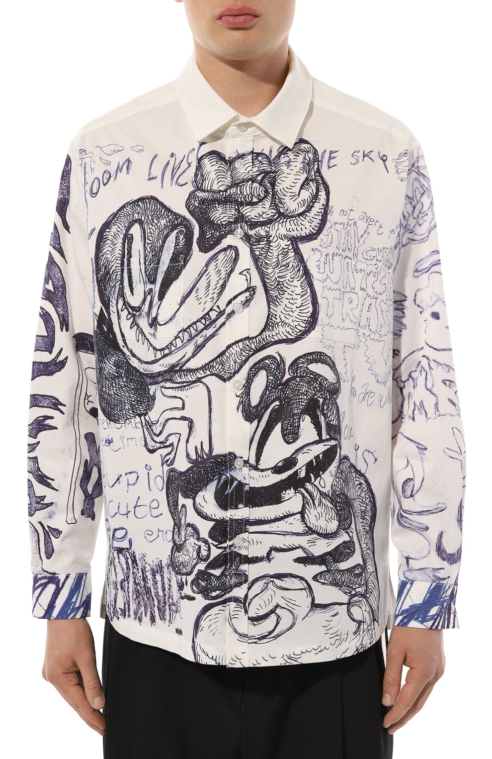 Хлопковая рубашка DOMREBEL, арт. MH0MER00M/L0NGSLEEVE SHIRT, фото 3