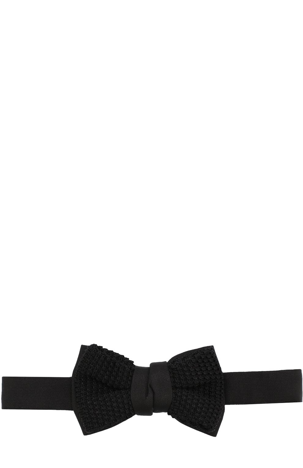 Шелковый галстук-бабочка LANVIN черного цвета по цене 15750 руб., арт. 1993/KNITTED B0W TIE, фото 1 Шелковый галстук-бабочка LANVIN, арт. 1993/KNITTED B0W TIE, фото 1