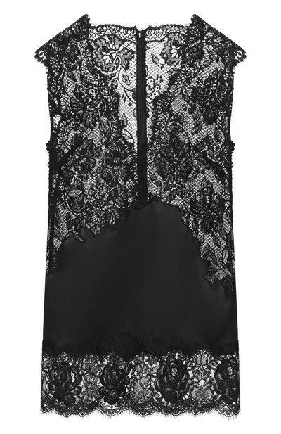 Женское платье из хлопка и шелка DOLCE & GABBANA, арт. F60FJT/GDDI7